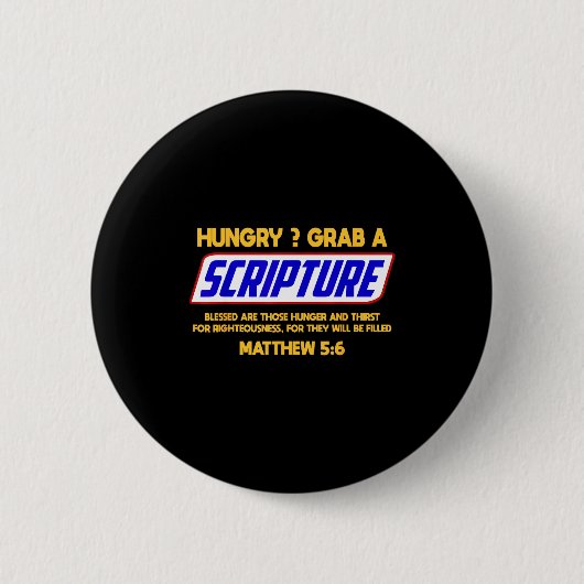 Funny Scripture , Bible Verse, Famous Scriptures, Button (Vorderseite)