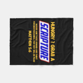 Funny Scripture , Bible Verse, Famous Scriptures, Fleecedecke (Vorderseite (Horizontal))