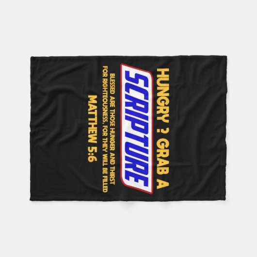 Funny Scripture , Bible Verse, Famous Scriptures, Fleecedecke (Vorderseite (Horizontal))