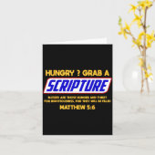 Funny Scripture , Bible Verse, Famous Scriptures, Karte (Gelbe Blume)