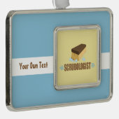 Funny Scrubologist Rahmen-Ornament Silber (Rechts)