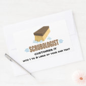 Funny Scrubologist Rechteckiger Aufkleber (Umschlag)