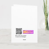 Funny Scrubs Nurses Whimsical Happy Birthday Karte (Rückseite)