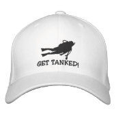 Funny SCUBA Dive bestickte Cap Kappe (Vorderseite)