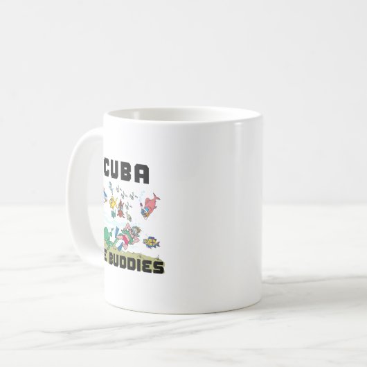 Funny Scuba Dive Buddy Kaffeetasse (Vorderseite Links)