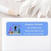 Funny Scuba Diver und Fischarten Cartoon (Insitu)