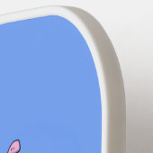 Funny Scuba Diver und Fischarten Cartoon Pickleball Schläger (Linke Seite)