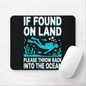 Funny Scuba Diving Art For Men Women Scuba Dive Sc Mousepad (Mit Mouse)