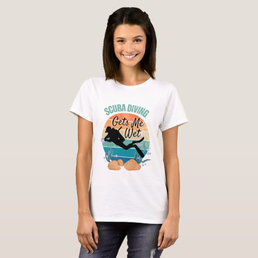 Funny Scuba Diving erhält Me Night T - Shirt (Vorne ganz)