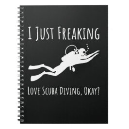 Funny Scuba Diving Gifts For Her Humor Snorkeling Notizblock