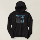 Funny Scuba Diving s Men Taucherinnen Buddi Hoodie (Design vorne)