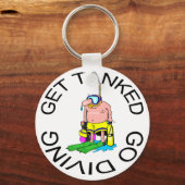 Funny SCUBA Diving Schlüsselanhänger (Vorderseite)