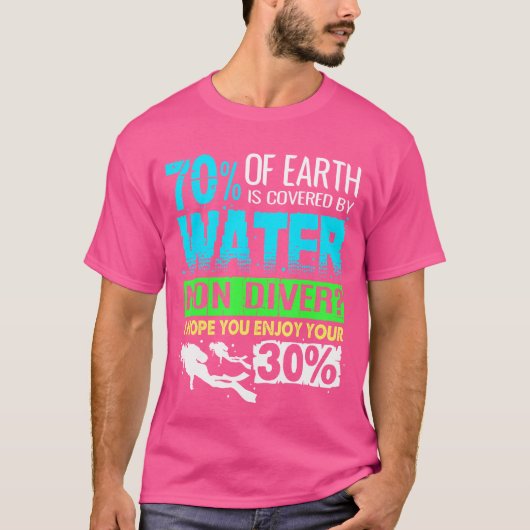 Funny Scuba Diving T-Shirt (Vorderseite)