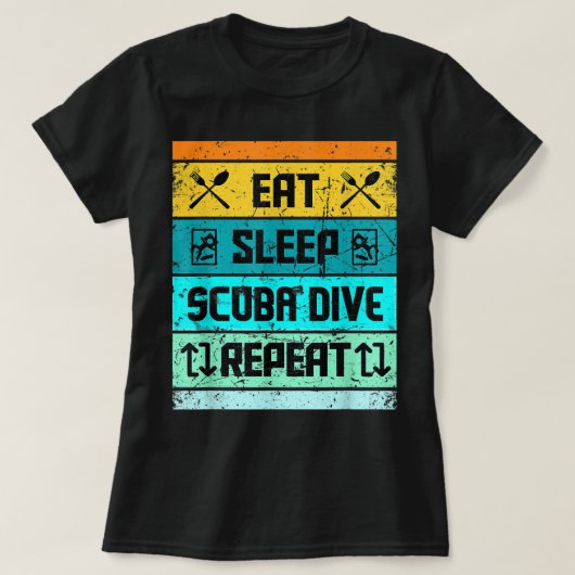 Funny Scuba Diving Ts für Männer Frauen Kinder Scu T-Shirt (Design vorne)