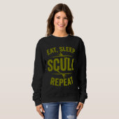 Funny Scully Ruwing Gift für Boote Kayak Crew Love Sweatshirt (Vorne ganz)