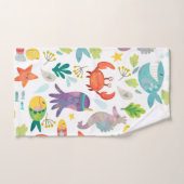 Funny Sea Animals Badhandtuch Set (Handtuch)