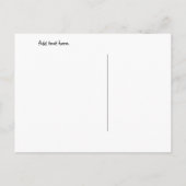 Funny Sea-Falken Bird ・ Custom Ankündigungspostkarte (Rückseite)