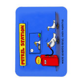Funny Sea Gulls Cartoon Spaß Magnet (Vertikal)