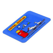 Funny Sea Gulls Cartoon Spaß Magnet (Linke Seite)