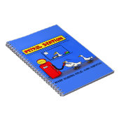 Funny Sea Gulls Cartoon Spaß Notizblock (Rechte Seite)