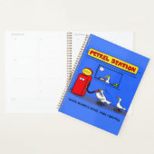 Funny Sea Gulls Cartoon Spaß Planer (Anzeige)