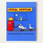 Funny Sea Gulls Cartoon Spaß Planer (Rückseite)