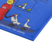 Funny Sea Gulls Cartoon Spaß Schneidebrett (Ecke)