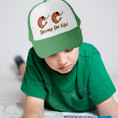 Funny seafood shrimpe hat truckerkappe