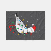 Funny Seagull Bird Christmas Animal Lover Fleecedecke (Vorderseite (Horizontal))