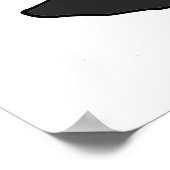 Funny Seagull Bird frisst Taco Cartoon Poster (Ecke)