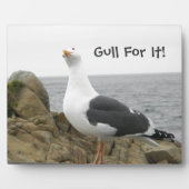 Funny Seagull Custom Fotoplatte (Vorderseite)