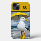 Funny Seagull in Rain Boots - Beach Spaß Case-Mate iPhone Hülle (Rückseite)