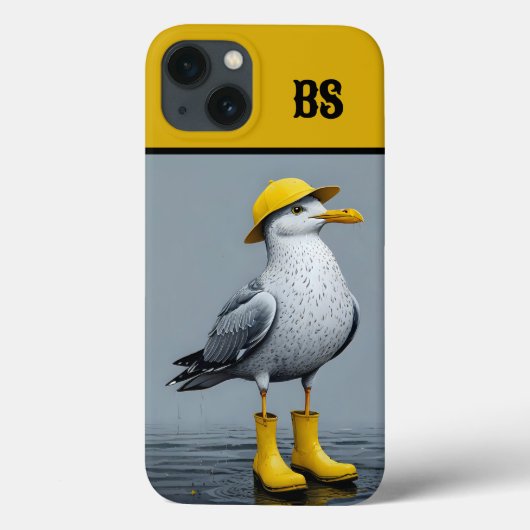 Funny Seagull in Rain Boots - Beach Spaß Case-Mate iPhone Hülle (Rückseite)