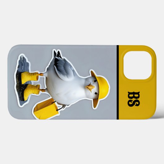 Funny Seagull in Rain Boots - Beach Spaß Case-Mate iPhone Hülle (Rückseite (Horizontal))