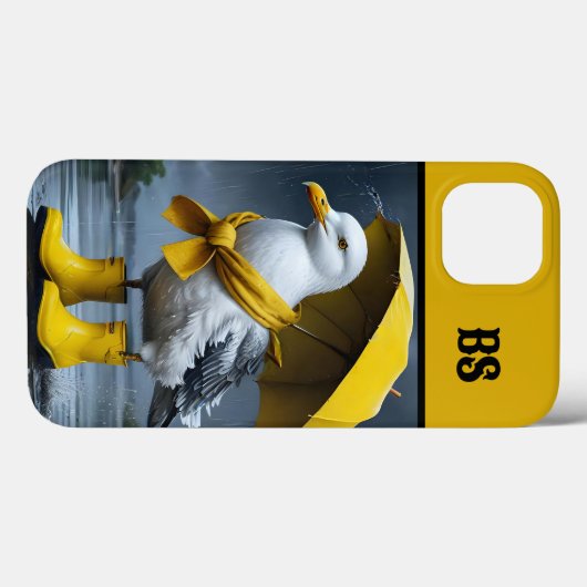 Funny Seagull in Rain Boots - Beach Spaß Case-Mate iPhone Hülle (Rückseite (Horizontal))