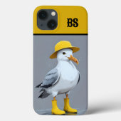 Funny Seagull in Rain Boots - Beach Spaß Case-Mate iPhone Hülle (Rückseite)