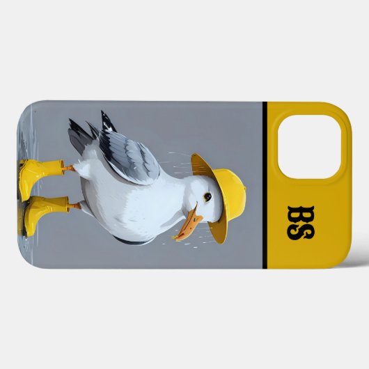 Funny Seagull in Rain Boots - Beach Spaß Case-Mate iPhone Hülle (Rückseite (Horizontal))