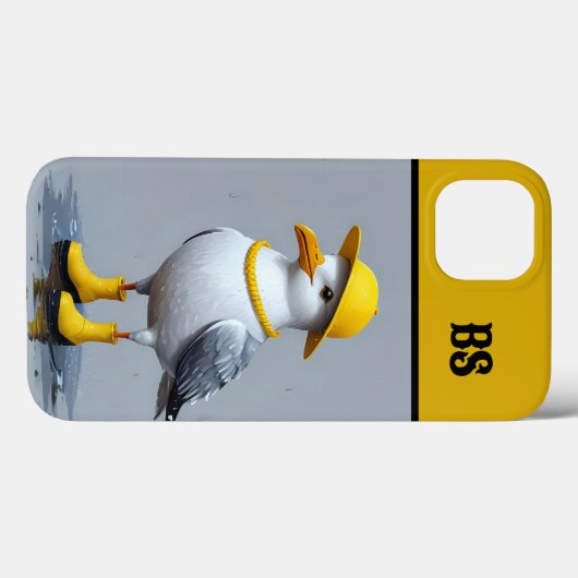 Funny Seagull in Rain Boots - Beach Spaß Case-Mate iPhone Hülle (Rückseite (Horizontal))