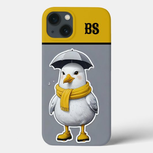 Funny Seagull in Rain Boots - Beach Spaß Case-Mate iPhone Hülle (Rückseite)