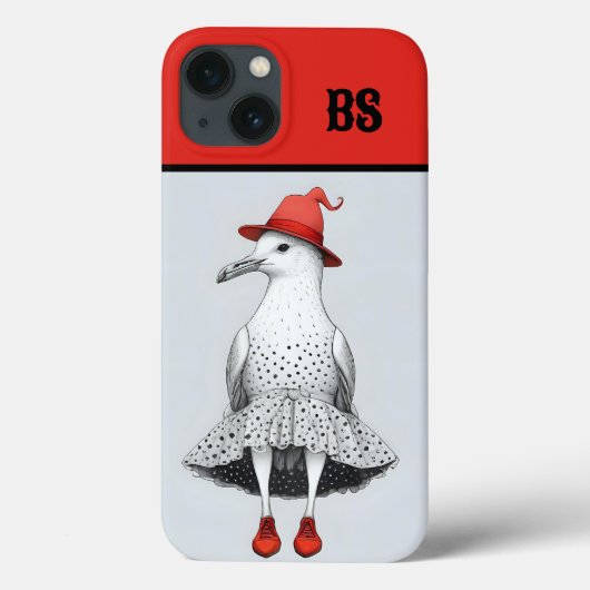 Funny Seagull in schuhe - Beach Spaß Case-Mate iPhone Hülle (Rückseite)