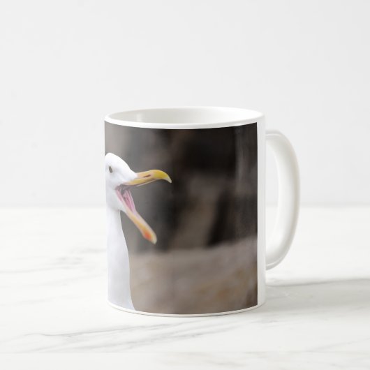 FUNNY Seagull Kaffeetasse (VorderseiteRechts)
