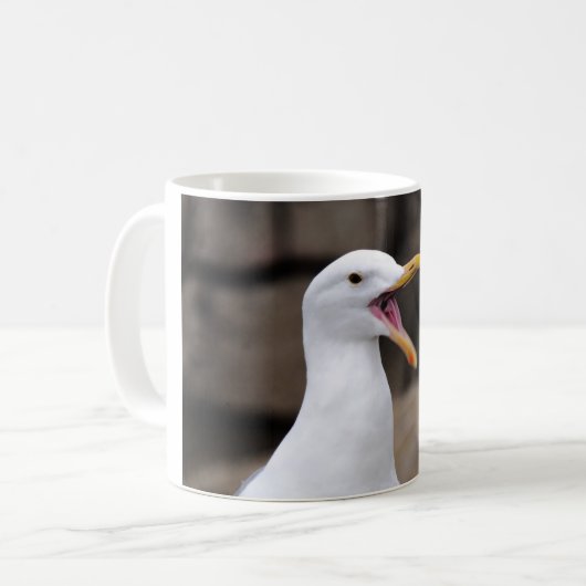 FUNNY Seagull Kaffeetasse (Vorderseite Links)