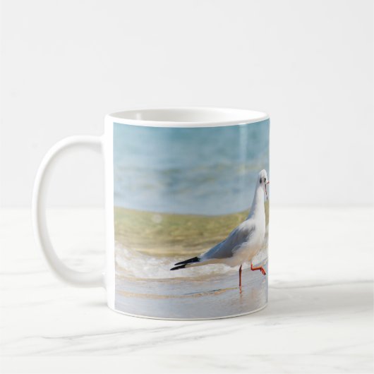 Funny Seagull Kaffeetasse (Links)