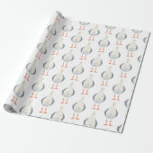 Funny Seagull Pattern Geschenkpapier (Ungerollt)