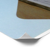 Funny Seagull Poster Print (Ecke)