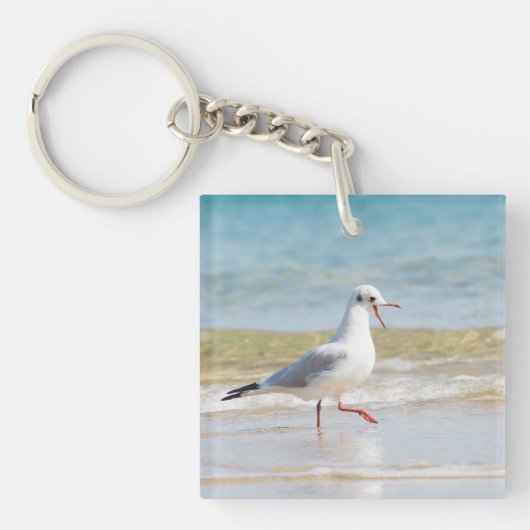 Funny Seagull Schlüsselanhänger (Vorderseite)