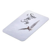 Funny Seagull Sea Bird Pub Französischer Carpe Die Magnet (Linke Seite)