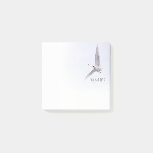 Funny Seagull Sie Got diese Motivierend französisc Post-it Klebezettel (Vorderseite)