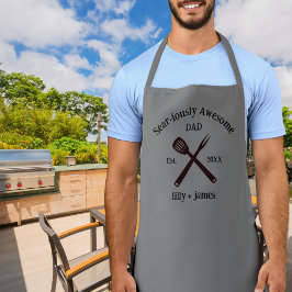 Funny Sear-ious Phantastischer Vater mit Jahr und Schürze