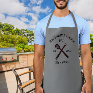 Funny Sear-ious Phantastischer Vater mit Jahr und  Schürze